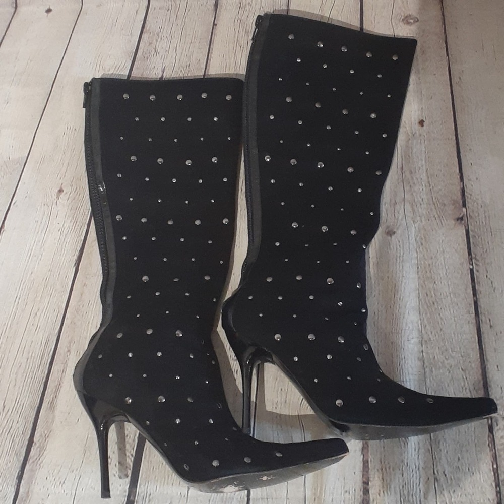 BEBE made in Spain suede 7.5 boots